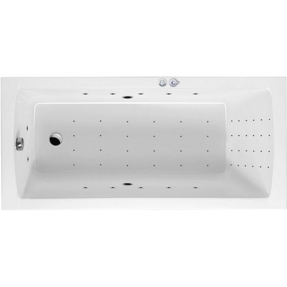 Акриловая ванна Aquaria 170x75 с гидромассажем Excellent, WAEX.AQU17.NANO.CR