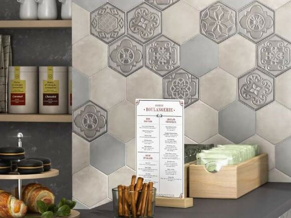 SG1004N Керамический гранит 12x10,4 Тюрен серый светлый матовый из 9 частей в Москве