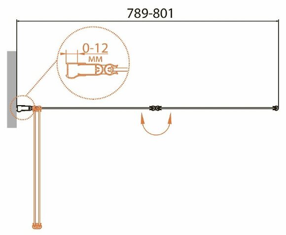 Шторка на ванну RELAX Серый Cezares - RELAX-V-2-80/140-P-Bi-R Шторка на ванну RELAX Серый Cezares - RELAX-V-2-80/140-P-Bi-R