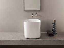 Раковина накладная Scarabeo MOON 5503 42*42 см цвет: белый, арт. 5503 Раковина накладная Scarabeo MOON 5503 42*42 см цвет: белый, арт. 5503