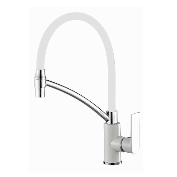 Смеситель для кухни белый, Haiba - HB72505-8