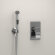 Гигиенический душ со смесителем, шланг 120 см A010657 WasserKRAFT цвет: Хром