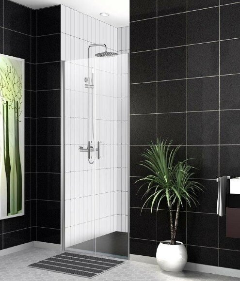 BelBagno Душевая дверь в нишу 120x190 глянцевый хром, Uno, арт. UNO-B-2-120-C-Cr