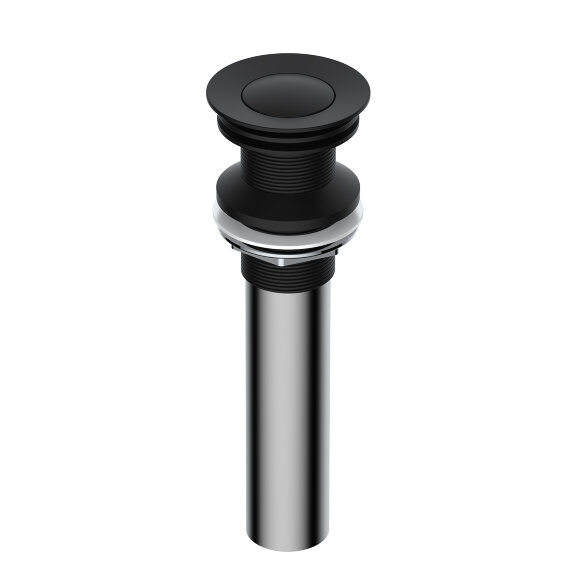 Донный клапан A250 для раковин без перелива WasserKRAFT цвет: Черный