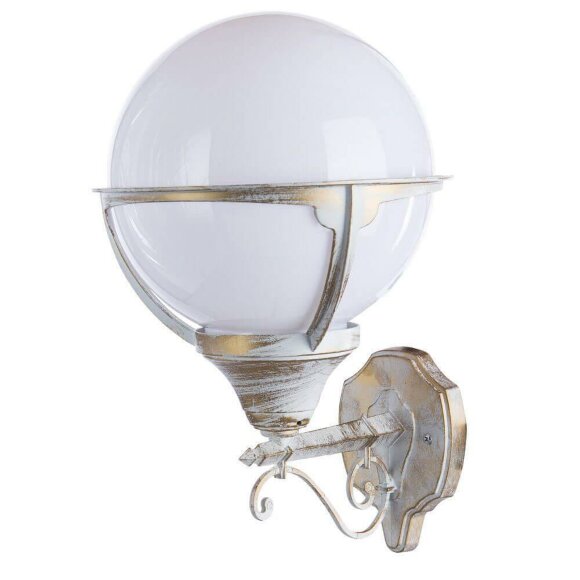 Уличный настенный светильник, вид ретро Monaco Arte Lamp цвет:  белый - A1491AL-1WG