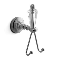 3SC Крючок двойной,  Boheme цвет: хром арт. BO12SL