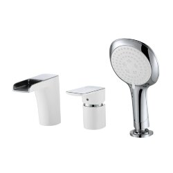 Смеситель на борт ванны, DA1434216  - Berlin D&K цвет: белый