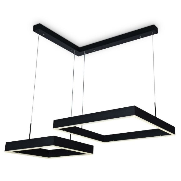 Подвесной светодиодный светильник ACRYLICA хай-тек FA6644, Ambrella light цвет: черный