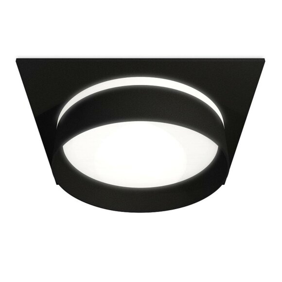 Комплект встраиваемого светильника SBK/FR GX53 (C8062, N8462) современный XC8062020, Ambrella light цвет: черный
