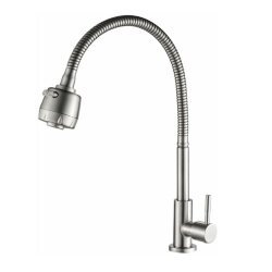 Кран на одну воду сталь, Haiba - HB4181 Кран на одну воду сталь, Haiba - HB4181