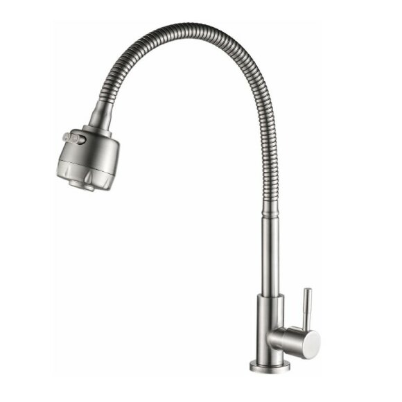 Кран на одну воду сталь, Haiba - HB4181