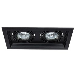 Встраиваемый светильник, вид хай-тек Canis Arte Lamp цвет:  черный - A6661PL-2BK