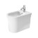 Биде напольное 37x58х42 см, с переливом, с 1 отв., WonderGliss, DURAVIT White Tulip - 22931000001 цвет: белый