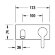 Встраиваемый смеситель для раковины DURAVIT C.1 - C11070003010