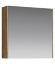AQWELLA Mobi Зеркальный шкаф 60 см с одной дверью на петлях с доводчиком. Цвет дуб балтийский - MOB0406+MOB0717DB