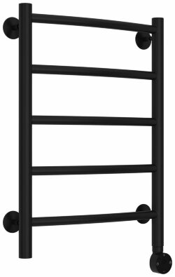 Электрический полотенцесушитель Формат 12 600х400 правый Стилье, 31512-6040 цвет: матовый чёрный Электрический полотенцесушитель Формат 12 600х400 правый Стилье, 31512-6040 цвет: матовый чёрный