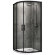 Душевой уголок Schwarzer Diamant 800x800мм, Черный, ABBER арт. AG01080B
