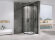 Душевой уголок Schwarzer Diamant 800x800мм, Черный, ABBER арт. AG01080B