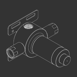 Скрытая часть для встраиваемого смесителя Cea Design UCS, арт. UCS 32 Скрытая часть для встраиваемого смесителя Cea Design UCS, арт. UCS 32