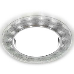 Встраиваемый светильник GX53 LED современный G248 W/CH, Ambrella light цвет: серебро Встраиваемый светильник GX53 LED современный G248 W/CH, Ambrella light цвет: серебро