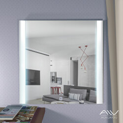 Зеркало с подсветкой Tess 800*800*35, ALAVANN арт. 00000008073\1 Зеркало с подсветкой Tess 800*800*35, ALAVANN арт. 00000008073\1