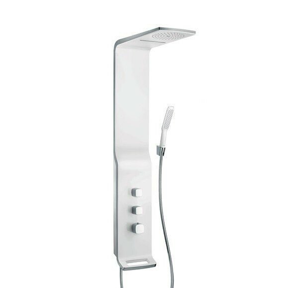 Hansgrohe душевая панель Lift с термостатом, Raindance, матовый хром арт. 27008400