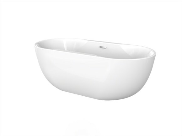 BelBagno Акриловая ванна 179,5x85,5, отдельностоящая, овальная, белая, арт. BB28