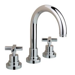 Смеситель для раковины на 3 отверстия, с донным клапаном, излив: 176мм Nicolazzi M.Croce 2208CR27 цвет: хром Смеситель для раковины на 3 отверстия, с донным клапаном, излив: 176мм Nicolazzi M.Croce 2208CR27 цвет: хром