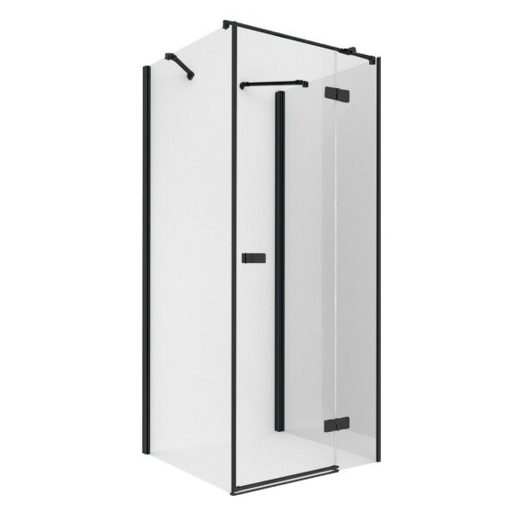 Душевое ограждение R 110x100x200 Reflexa black New Trendy черный арт. EXK-5040