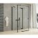 Душевое ограждение R 110x100x200 Reflexa black New Trendy черный арт. EXK-5040