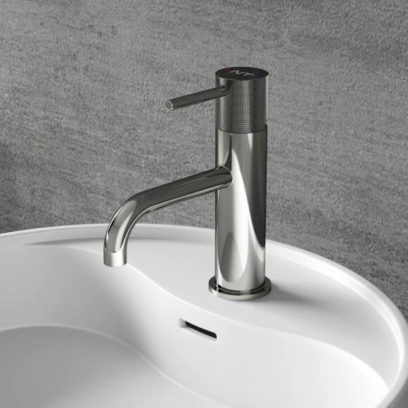 Смеситель NT4211 SILIO NT BAGNO цвет: серый хром