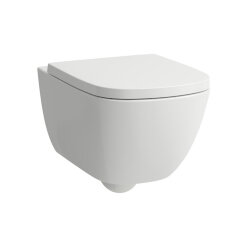 Унитаз подвесной Laufen Palomba 8.2080.2.000.000.1 54х36х26.5см., безободковый смыв Rimless, цвет: белый