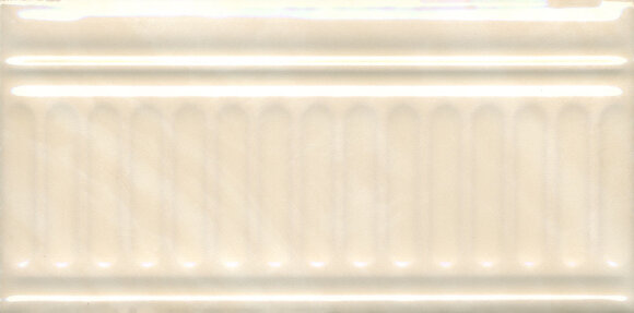 19017\3F Керамический бордюр 20x9,9 Летний сад бежевый структура глянцевый в Москве