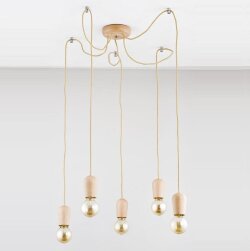 Подвесная люстра Rug современный 24375, Alfa цвет: бежевый