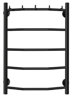 Полотенцесушитель водяной, черный, Secado 60x60, Милан 1 К - 4673739226247