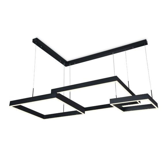 Подвесной светодиодный светильник ACRYLICA хай-тек FA6649, Ambrella light цвет: черный