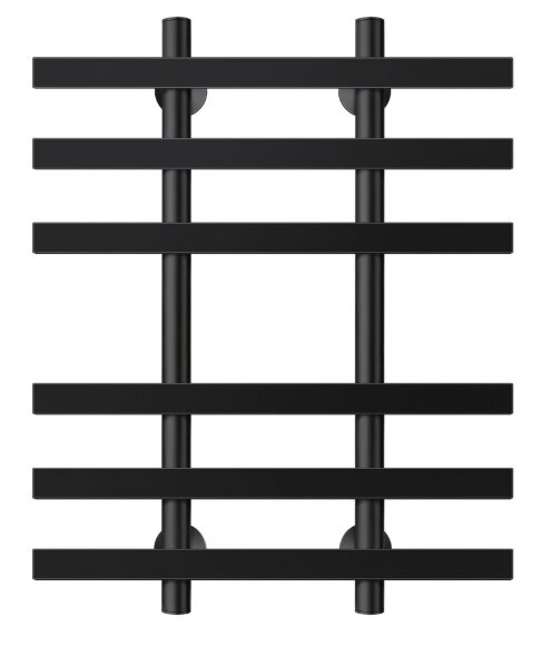Полотенцесушитель электрический, черный матовый, Secado 60x20x60, Понтида 4 - 4673739240441