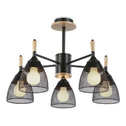 Потолочная люстра Traditional кантри TR8015, Ambrella light цвет: черный