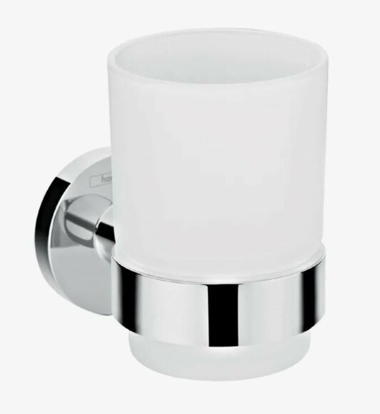Hansgrohe стакан 41718000, цвет: хром, Logis, матовый хром арт. 41718000
