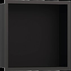 Hansgrohe настенный короб с цветом корпуса и дизайнерской рамой, 30х30х10 см, XtraStoris Individual, матовый черный арт. 56098340 Hansgrohe настенный короб с цветом корпуса и дизайнерской рамой, 30х30х10 см, XtraStoris Individual, матовый черный арт. 56098340