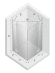 Душевое ограждение 90x90x200 Reflexa chrome New Trendy хром арт. EXK-5168