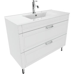 Тумба под раковину Iddis 100 белая матовая арт. OXF10W1i95 Тумба под раковину Iddis 100 белая матовая арт. OXF10W1i95