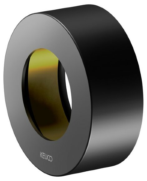 Keuco Розетка с удлинением круглая, Ixmo, 59551 370281 цвет: черный матовый
