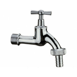 Кран водоразборный Remer 3/4" с переходником для шланга RR200T, цвет: хром Кран водоразборный Remer 3/4" с переходником для шланга RR200T, цвет: хром