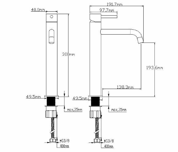 Смеситель NT4211Н SILIO H NT BAGNO цвет: серый хром