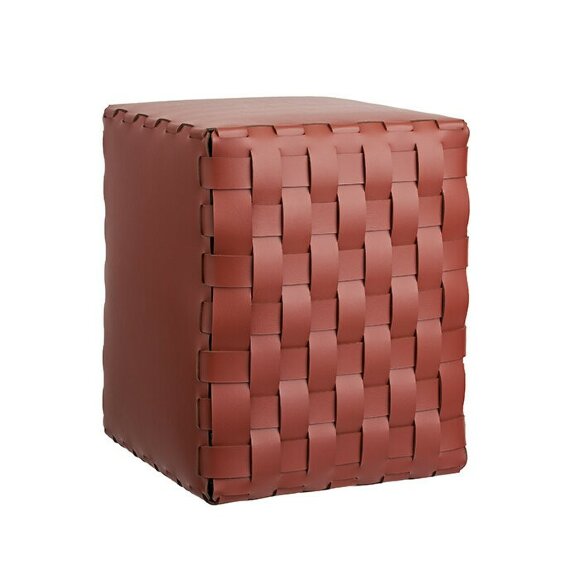 Пуф ADJ Италия, 35x35xH40 цвет: бордо (коньяк) арт. 1070.30/09