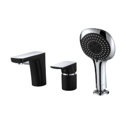 Смеситель на борт ванны, DA1434915  - Berlin D&K цвет: черный