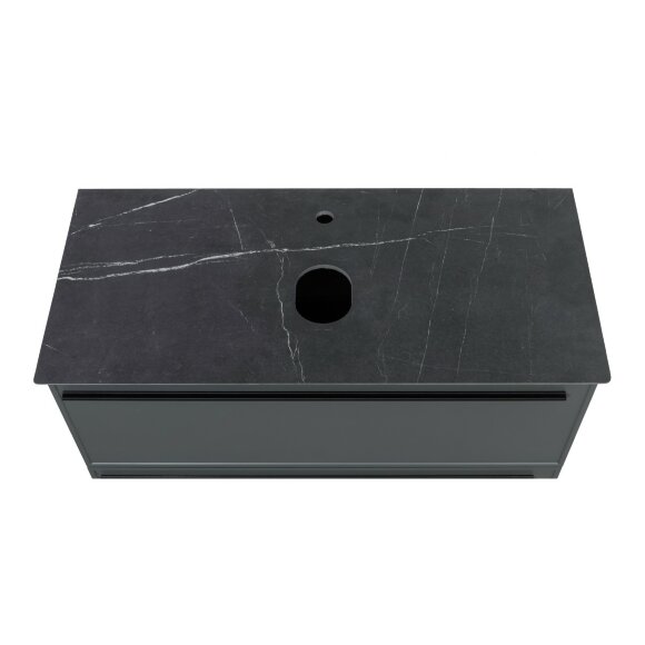 Столешница black olive light lappato 80 см черный Granite La Fenice арт. FNC-03-VS03-80