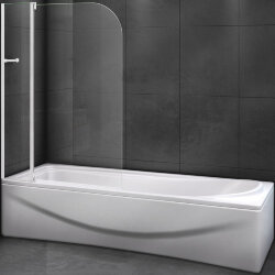 Шторка на ванну RELAX Серый Cezares - RELAX-V-11-100/140-C-Bi