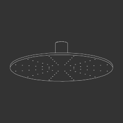 Верхний душ Cea Design, цвет Black Diamond сатин, арт. FRE287 KD S Верхний душ Cea Design, цвет Black Diamond сатин, арт. FRE287 KD S